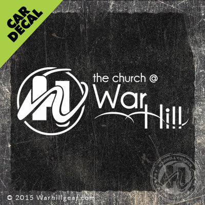 Car Decal - War Hill Church Logo (#2)